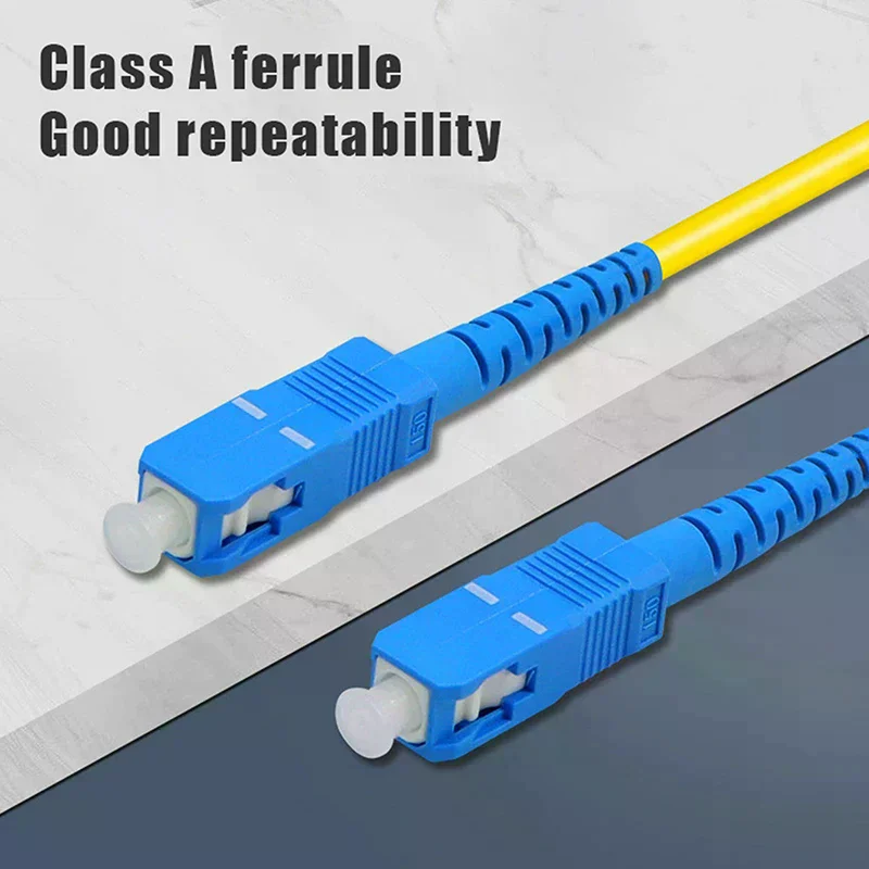 SC To SC UPC Fiber Optical Patch Cable Singlemode Simplex SMF 9/125μm Single Mode Bend Insensitive 2.0mm Fiber Optic Cord