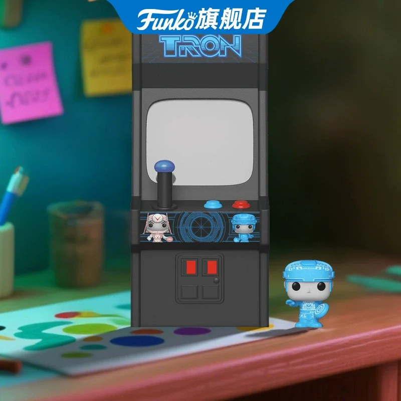 

TRON: Legacy Funko Pop Original SciFi Bitty Pop! Arcade Tron Anime Action Figures Toys for Boys Gift Collectible Model Ornaments