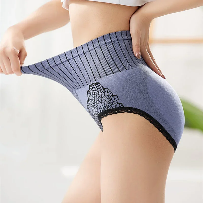 New Women\'s Panties Underwear Seamless Briefs High Waist Underpanties Bodyshaper Ladies Female