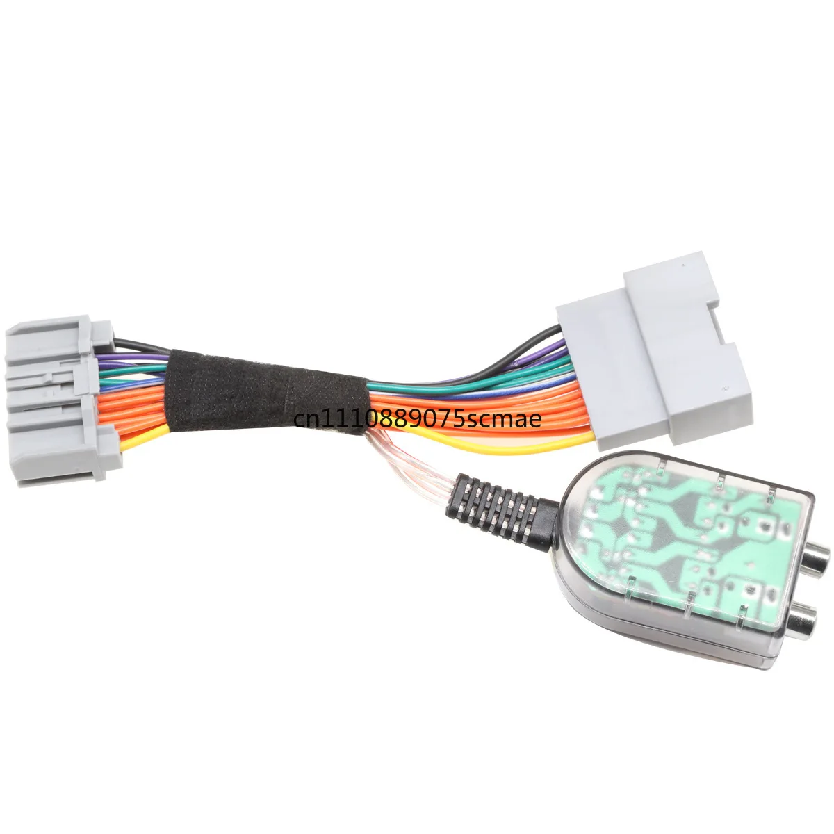Suitable for high-to-low line, install subwoofer power amplifier adapter, stereo wiring harness