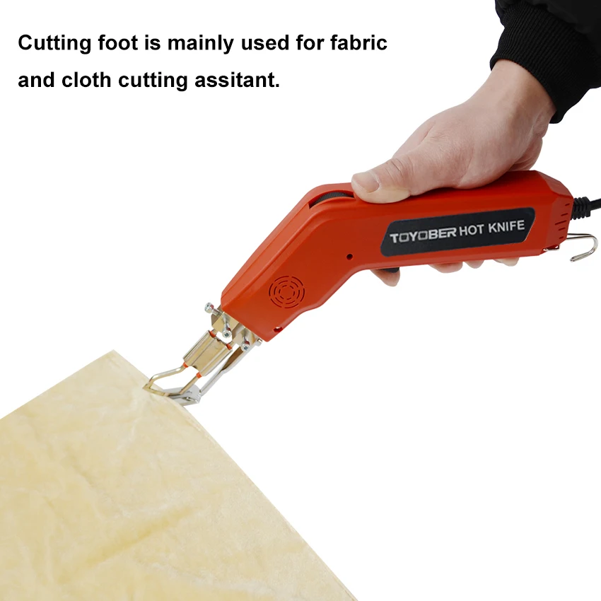 Professional Electric Knife Kit Fabric Cutter Knife Webbing BeltsThermal Cloth Cutter Rubber Rope Cutter Hot Scissors Fabric