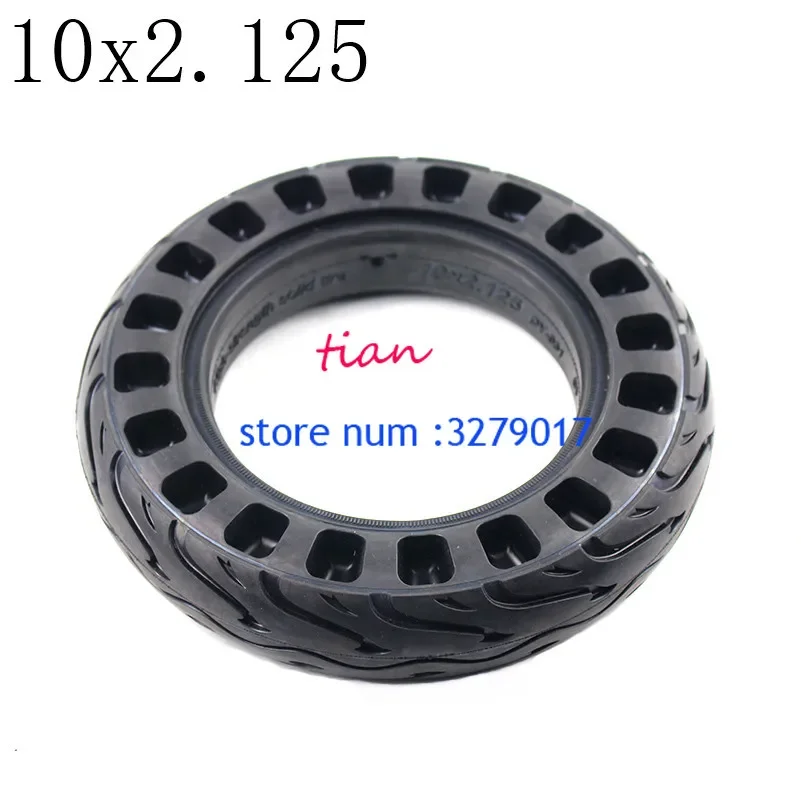 Free Shipping 10x2.125 honeycomb Solid Tire for Smart Electric Balancing Scooter Folding E-Bike accesorios para motocross