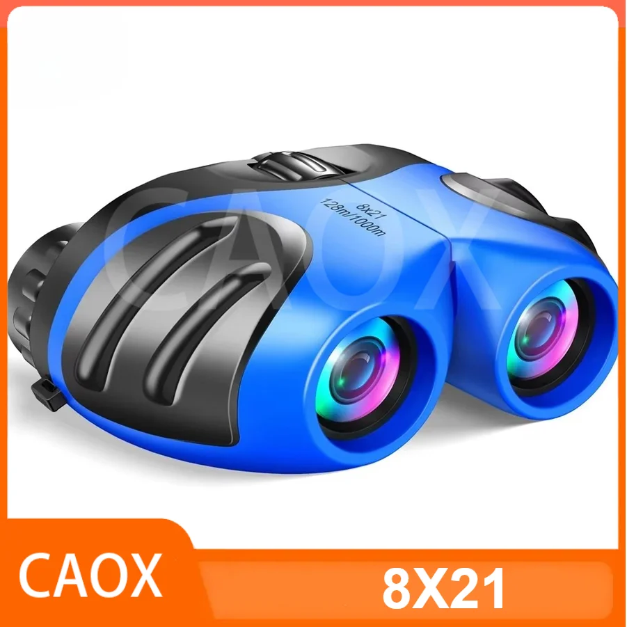 Binoculars Professional 8X21 Mini Child Telescope Compact Shockproof Binocular for Camping Tourism Travel