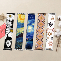 Printed watch band for women - Fits 38-45mm iWatch bands (Series 8/7/6/5/4/3/2/1/SE)