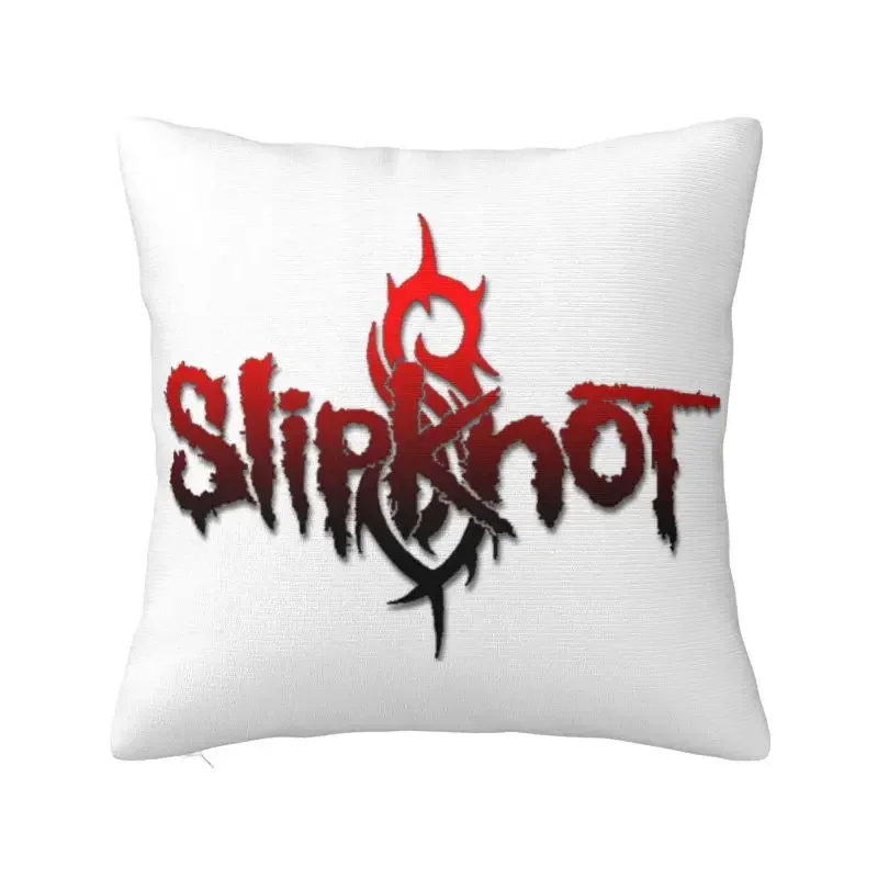 Slipknots Logo Pillow Case 40x40cm Home Decorative Fashion Heavy Metal Rock Music Chair Cushion Square Pillowcase