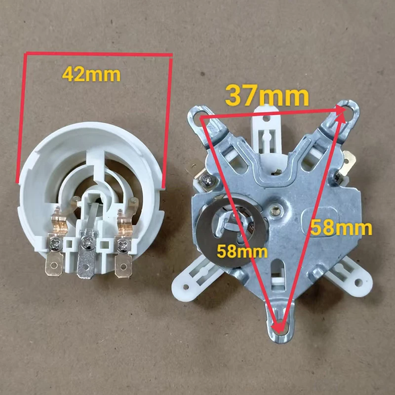 Juego de 2 interruptores de Control de temperatura del termostato de Base de Hervidor eléctrico conector acoplador enchufes accesorios de Hervidor eléctrico