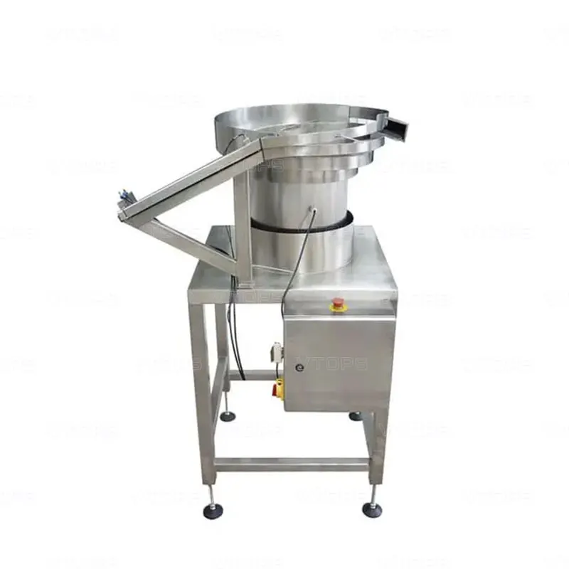 

VTOPS Rotary Vibratory Spoon Feeder Machine for Milk Powder Bottle Caps Dispensing Scoop Feeder