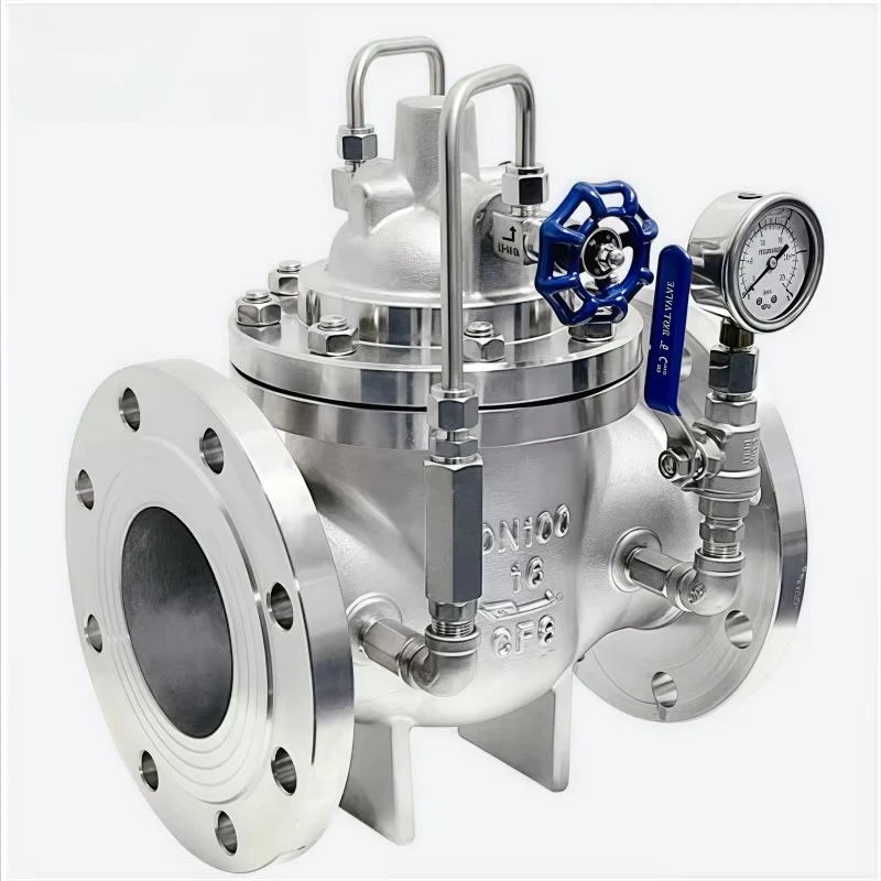 Válvula de control de bomba de agua multifuncional de acero inoxidable