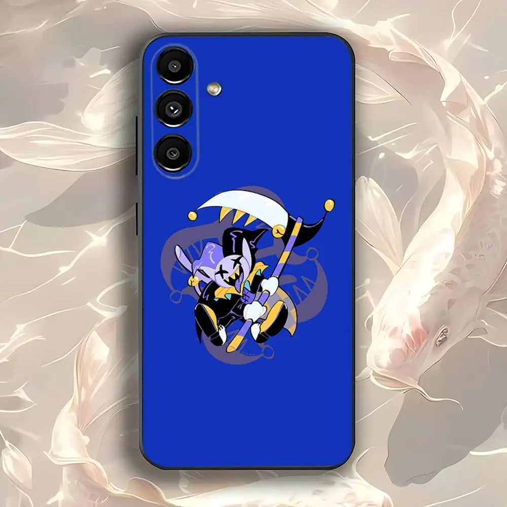 حافظة هاتف J-Jevil D-Deltarune لهاتف سامسونج جالاكسي A73,31,32,72,41,53,52,71,22,5G,Note,J7,8,9 غطاء أسود ناعم