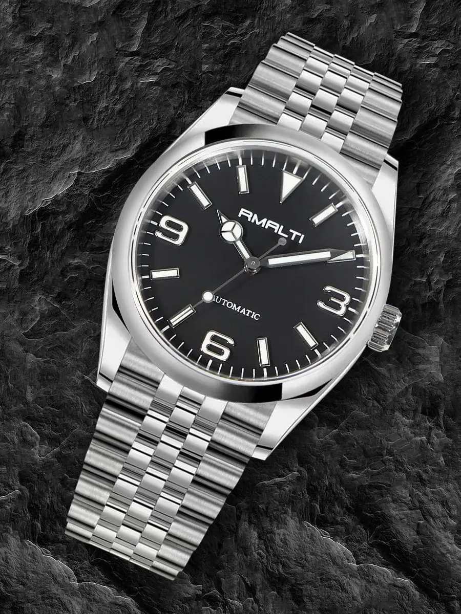 Imagem -05 - Rmalti Homem Relógio de Luxo 36 mm 369 Dial Explorar Escalada Série Casais Moda Esporte Relógio Unissex Automático Mecânico 10bar