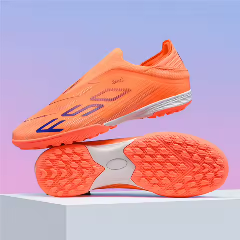 Men's Football Boots Turf Comfortable Soccer Shoes Sport Ultralight Fg Grass Cleats Futsal Non Slip Indoor Adult Non-Slip