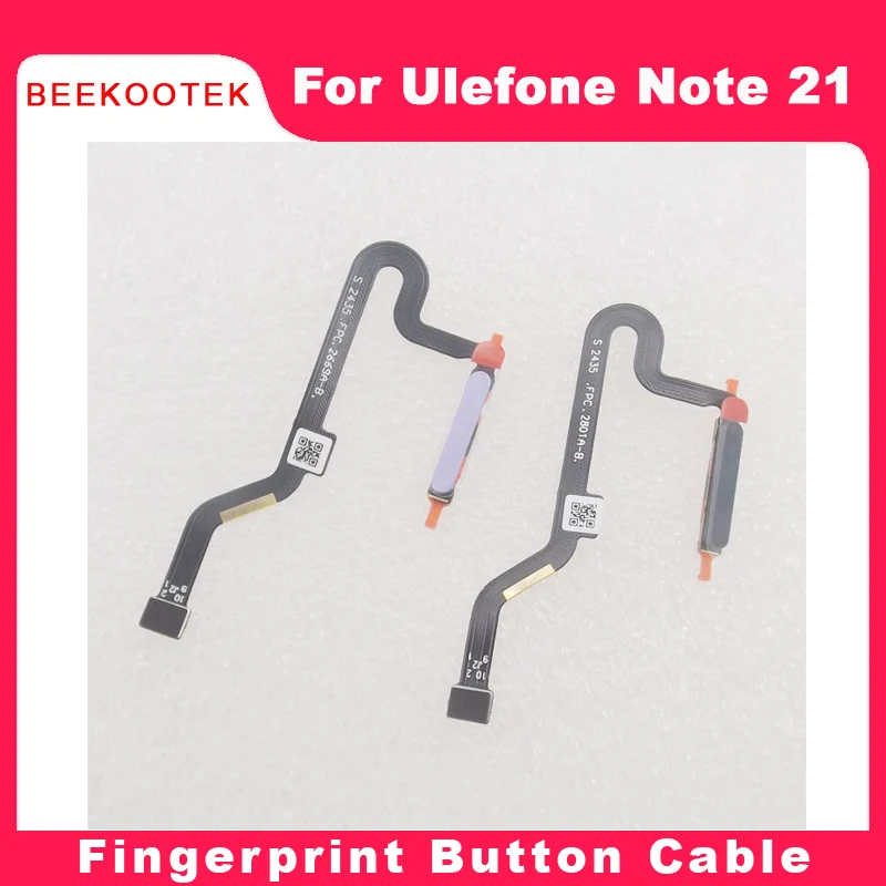 

New Original Ulefone Note 21 Fingerprint Sensor Button Cable flex FPC For Ulefone Note 21 Smart Phone