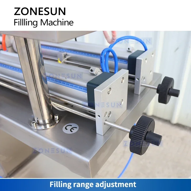 

Полуавтоматическая машина для розлива лосьонов ZONESUN ZS-GTFS2 с 2-мя поршневыми насадками для шампуня и косметических флаконов
