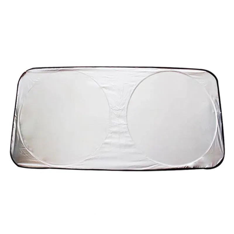 Car Windshield Sun Shade with Storage Pouch | Durable Material Car Sun Visor ,Sun Heat Protection | Car Interior Accessories