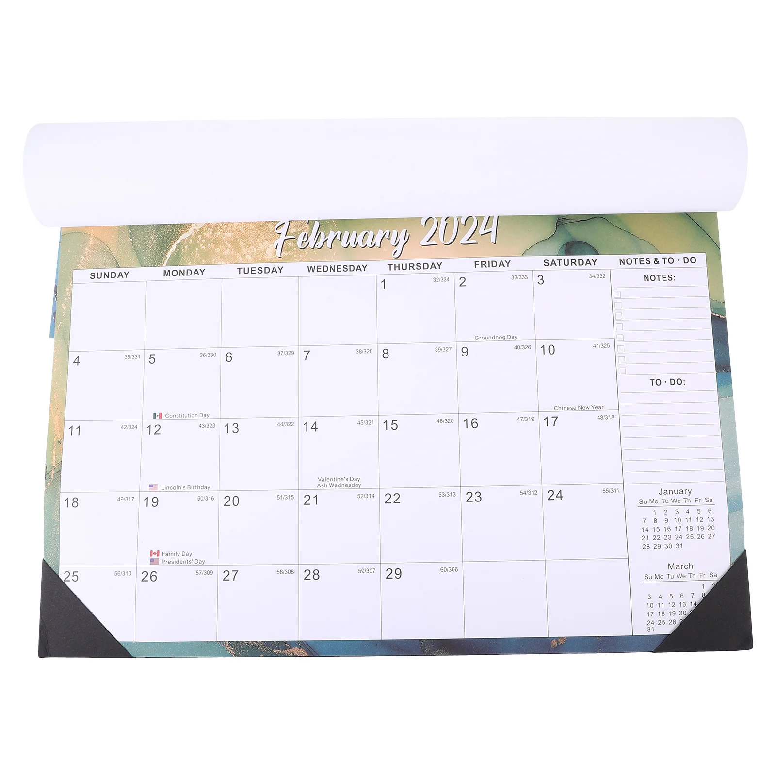 

Wall Calendar Monthly Hanging Calendar English Appointment Daily Use Household Office Holiday Countdown Sturdy 2023-2024