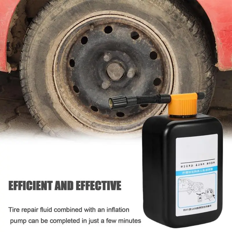 Tire Sealant Can 450ml Tire Instant Fix Sealant Can All Tubeless Tires Inflating Sealant Air Filler For Electric Car Caravan