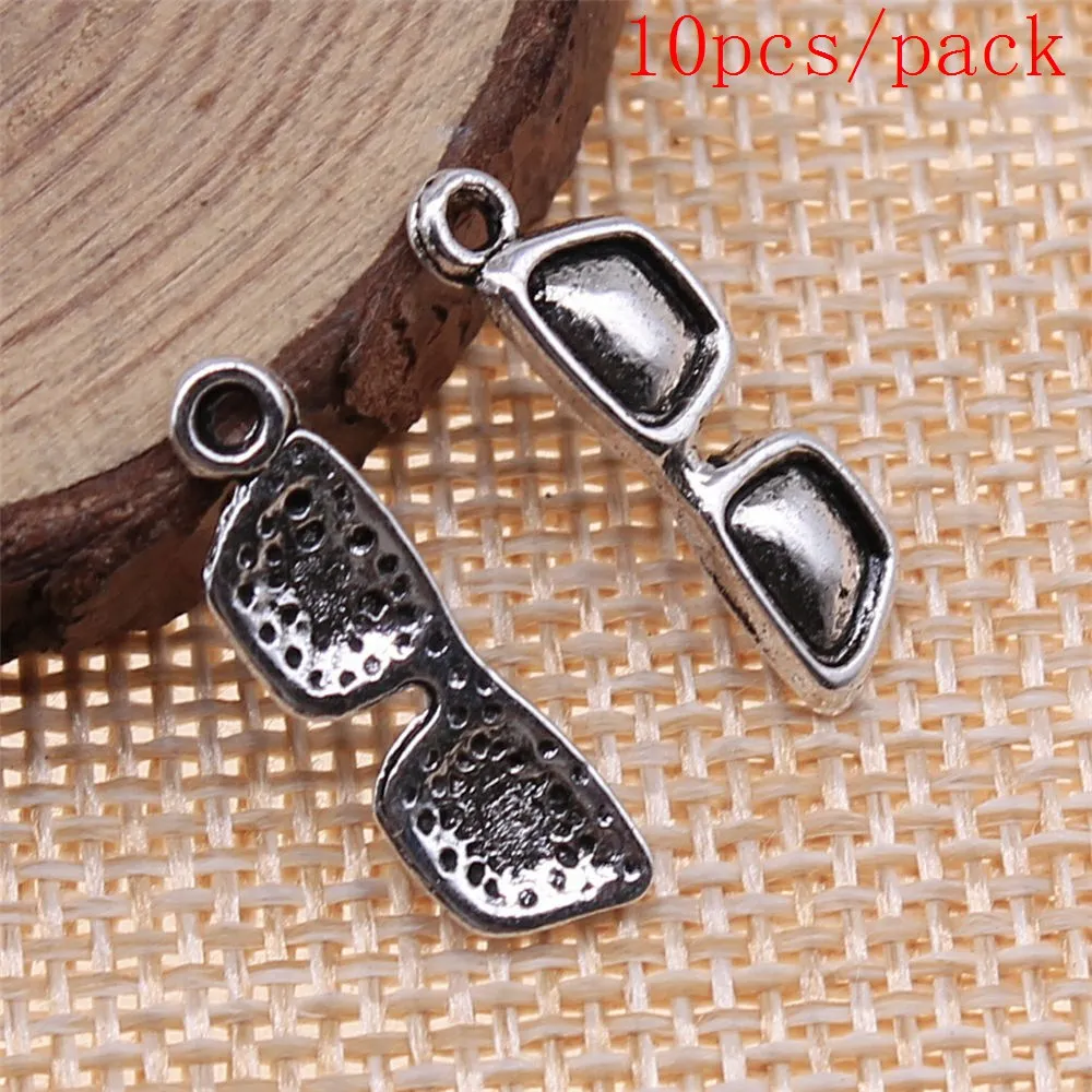 Glasses Charms For Jewelry Making DIY Pendants For Gift Bulk