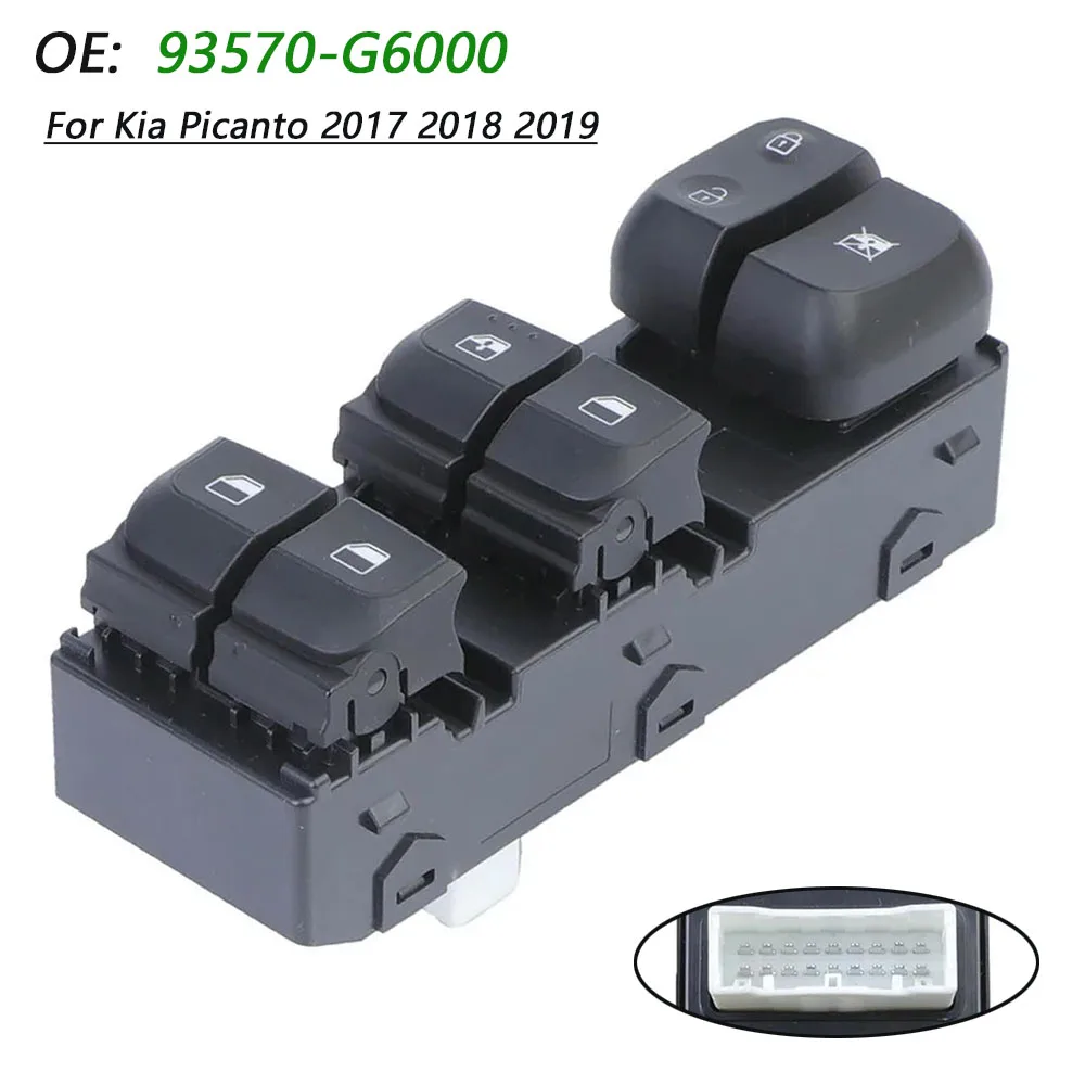 

Левая рука, электрический переключатель стеклоподъемника для Kia Picanto 2017 2018 2019 93570G6000 93570-G6000