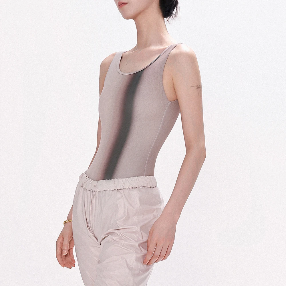 레트로 플로럴 프린트 스트랩, 발레 코스튬 레오타드, 트레이닝 원피스, 체조 공연 의류, 요가 의류