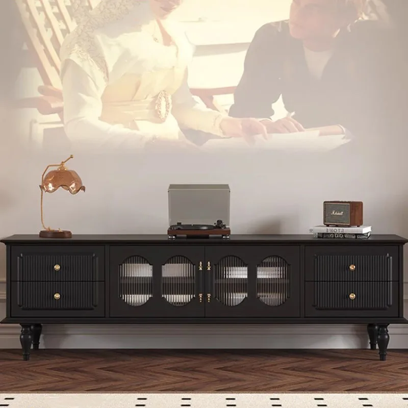 

Retro Cabinet TV Stands Living Room Consoles Wooden Television Sofaset Media Tv Stand Storage Moveis Para Casa Rome Furniture