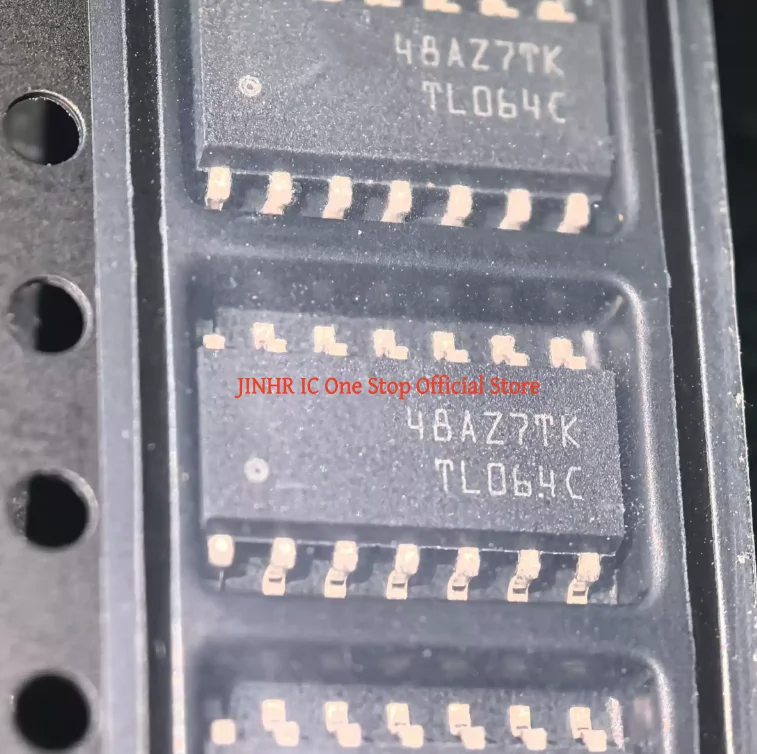 New, 10PCS TL064 TL064CDR, Marking TL064C, SOIC-14, FET input operational amplifier IC
