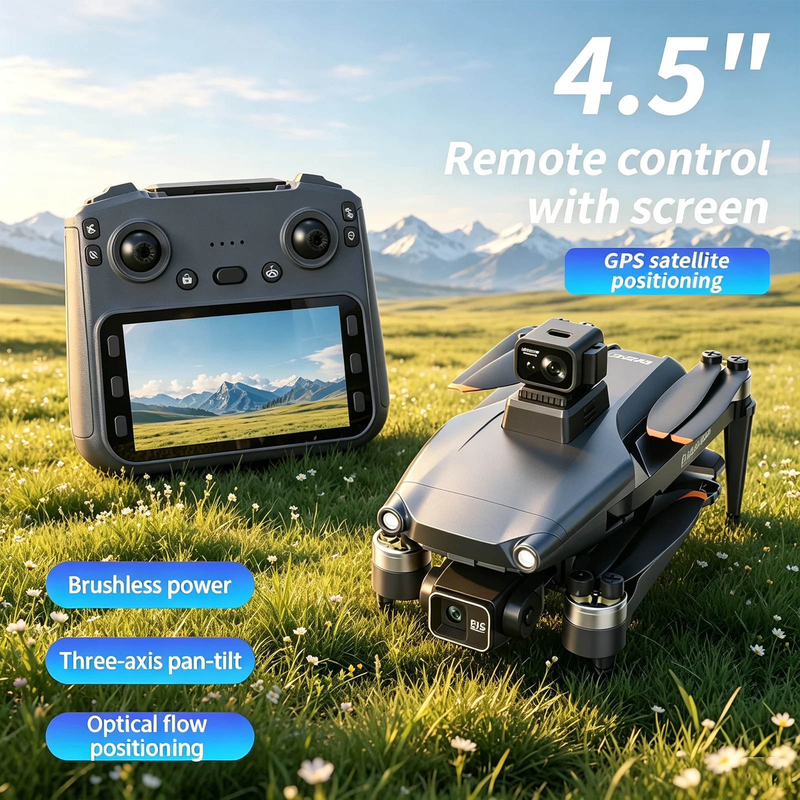 L600-2 PRO MAX GPS Drone 8K Pr - Drone Gimbal 2 Axis ulasan dan harga