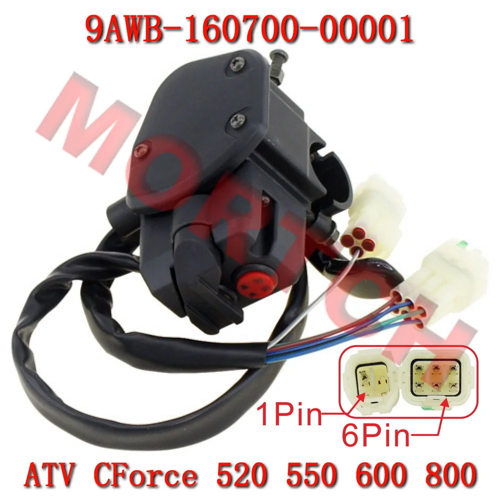 

RH Right Handlebar Switch Assy 9AWB-160700-00001 for CFmoto ATV CForce 520 550 600 800 CF500ATR-3 CF500AU-6L CF800AU-2B