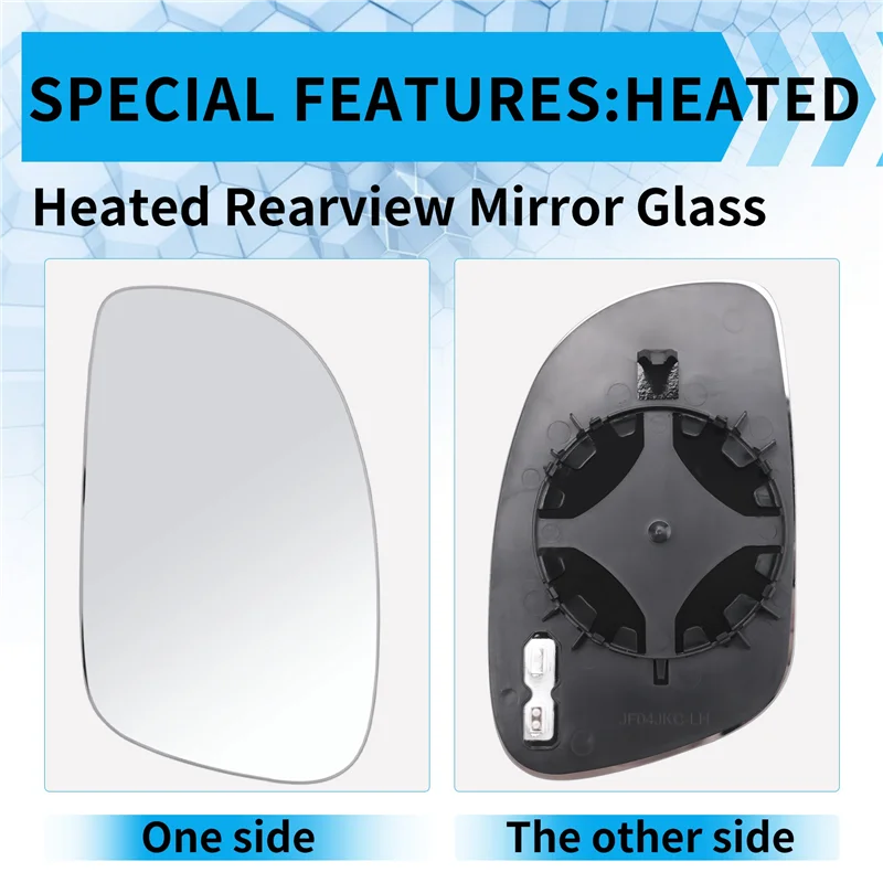 

A95E-Heated Rearview Mirror Glass Car Accessories For VW Beetle / Cabriolet 1999-2010