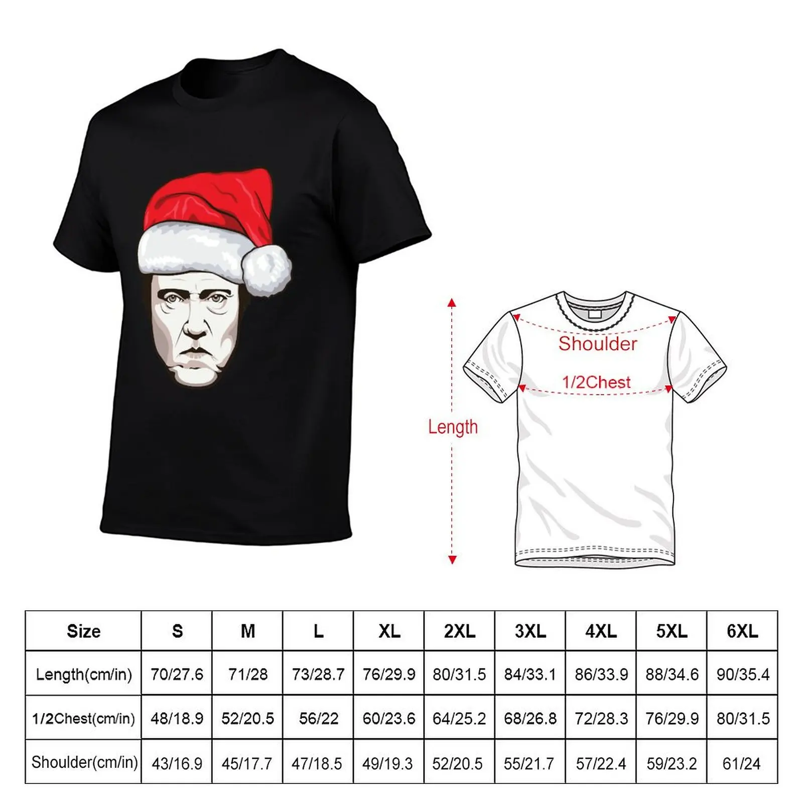 People Call Me Christopher Walken movie Christmas T-Shirt Casual Loose Short Sleeve Tee for Men