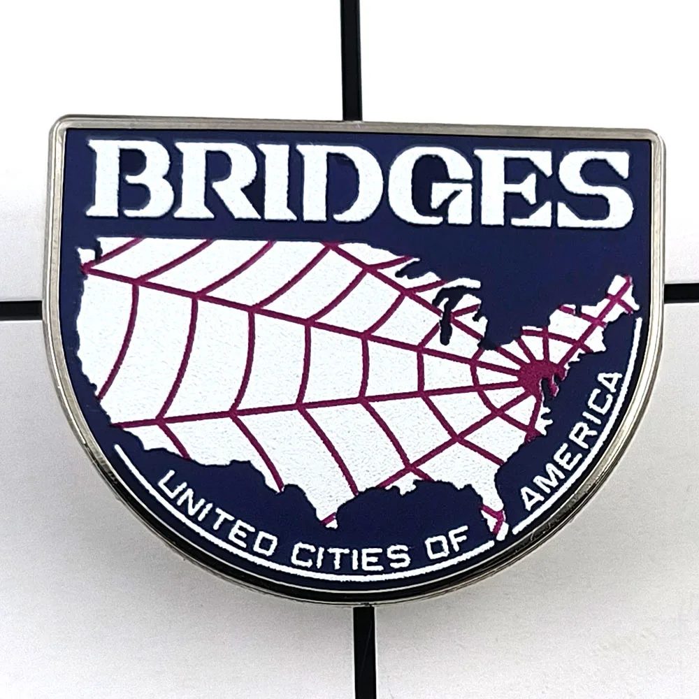 Death Stranding Badge Classic Action Rescue Game Brooch Fashion Collar Jewelry Enamel Pin Game Player Peripheral Decoration Gift
