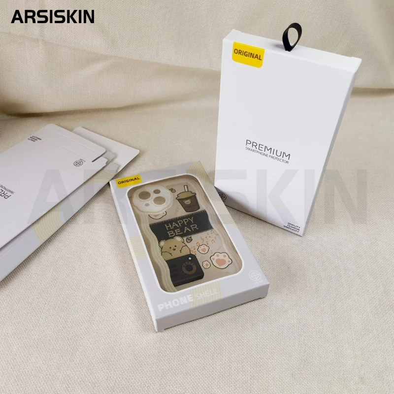 

50 шт. Оригинальные упаковочные коробки для чехлов для телефонов, белые картонные коробки для чехлов iPhone 17, 15, 16 Pro Max, универсальные коробки для чехлов-накладок