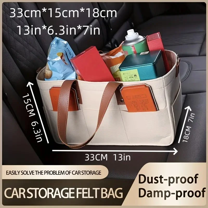 Car Trunk Folding Storage Bag Household Multifunctional Hanging Bag Portable Basket Car Practical Supplies