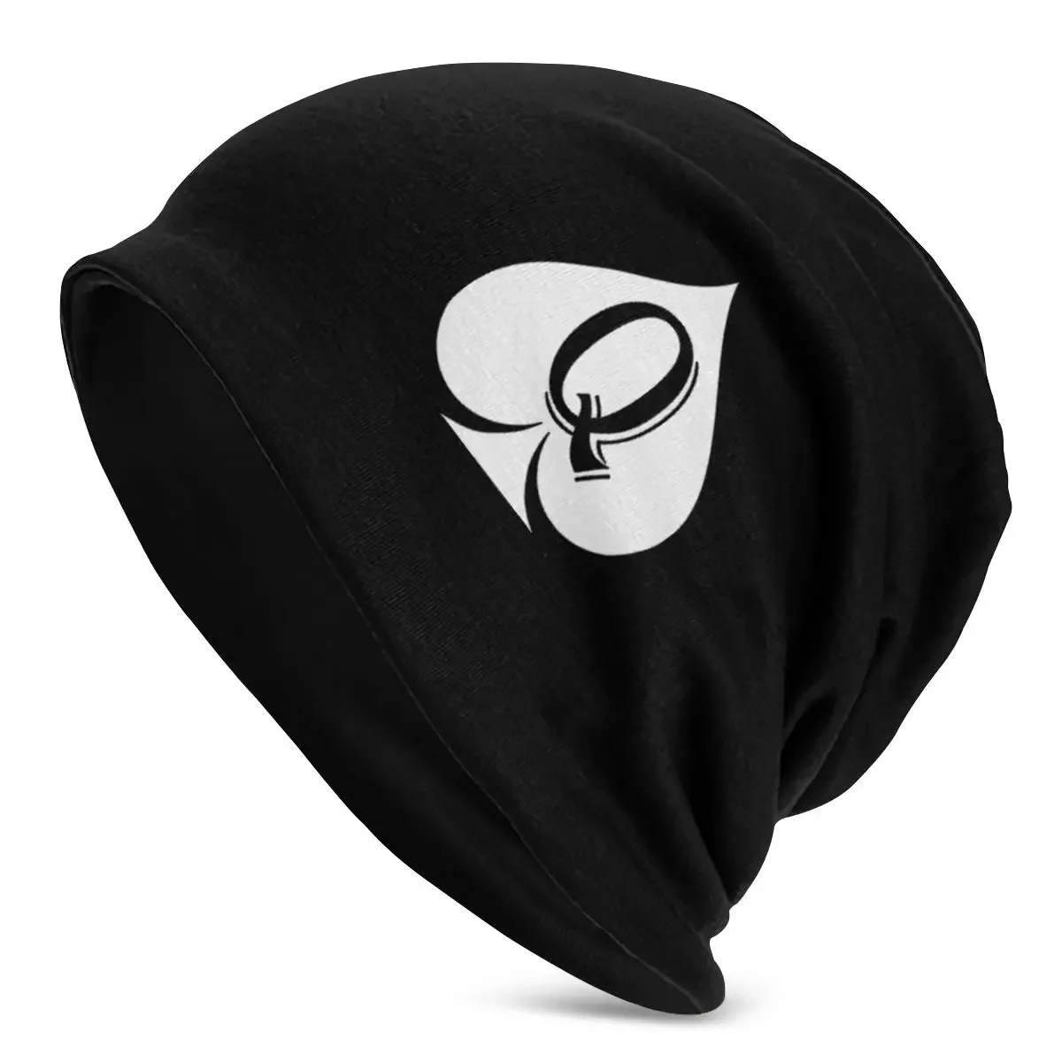 QOS Queen Of Spades Beanies Pullover Cap Comfortable , Adult Men's Woman Knit Hat