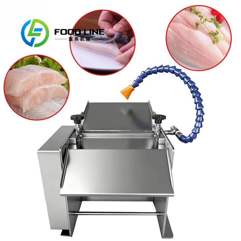 Commercial Multi-functional Fish Skin Remover Fully Automatic Fish Peeling Machine High-efficiency Peeling Machine