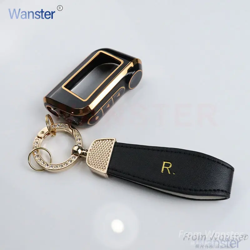 TPU Car Key Case Fob Cover for Starline A91 A61 B9 B91 A93 A96 B6 B61 V7 Russian Two Way Version LCD Remote Controller Keychain