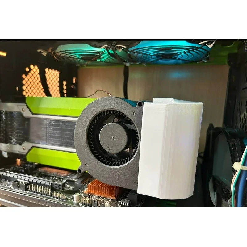 New A+ For NVIDIA For Tesla V100 P100 P40 M40 K80 GPU 90mm U-shaped Short Turbo Cooling Fan