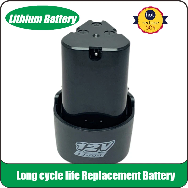 

New Replacement Tool Universal Charging Battery 12V 6800mAh Type B Electric for Electric Screwdriver Electric Drill