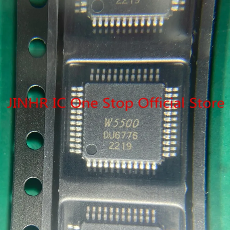 New 2PCS W5500 48-LQFP Ethernet controller