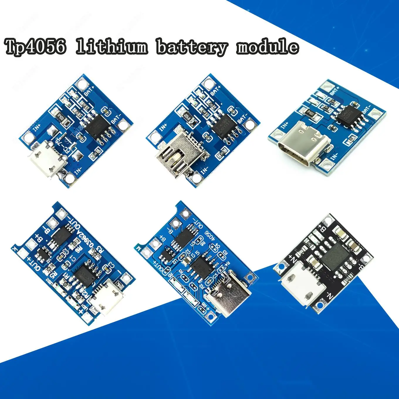 5V Micro USB 1A 18650 Lithium Battery Charging Board With Protection Charger Module