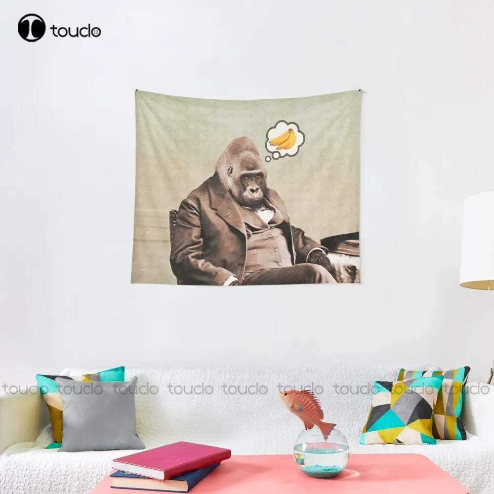 الغوريلا أحلامي نسيج الفنون نسيج نسيج الجدار الشنق لغرفة المعيشة غرفة نوم غرفة النوم ديكور المنزل الفن ديكور المنزل