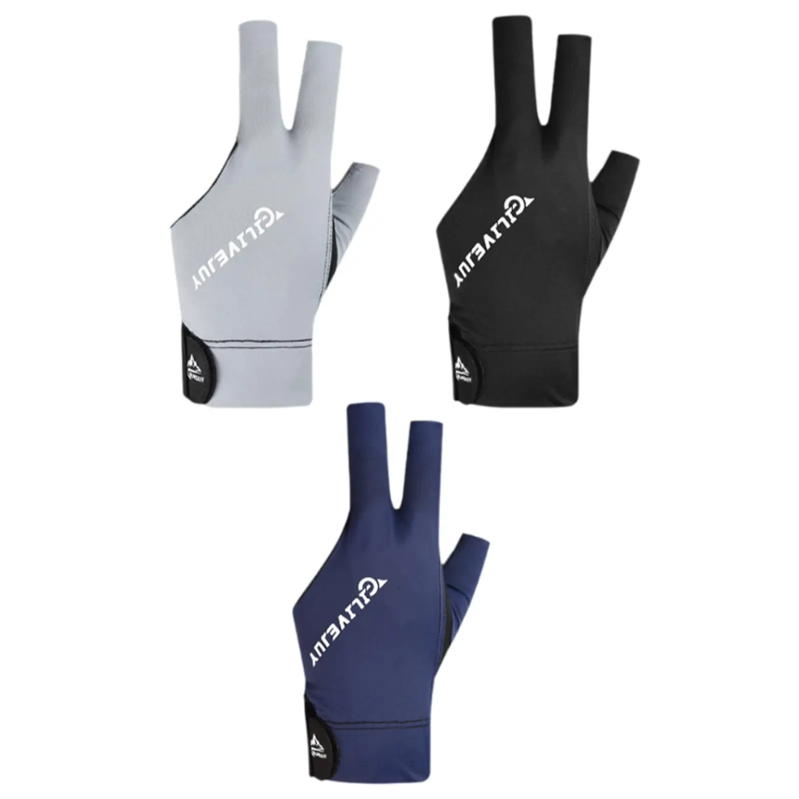 Pool Gloves Nonslip Separate Finger Gloves Wear Resistant Left Hand Gloves for