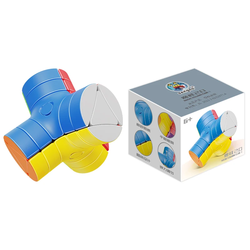 SengSo Magische Kolom Kubus 2.0 Magische Kubus Vreemde Vorm Speed Cube Puzzel Speelgoed Kinderen Gift Cubo Magico Puzzel