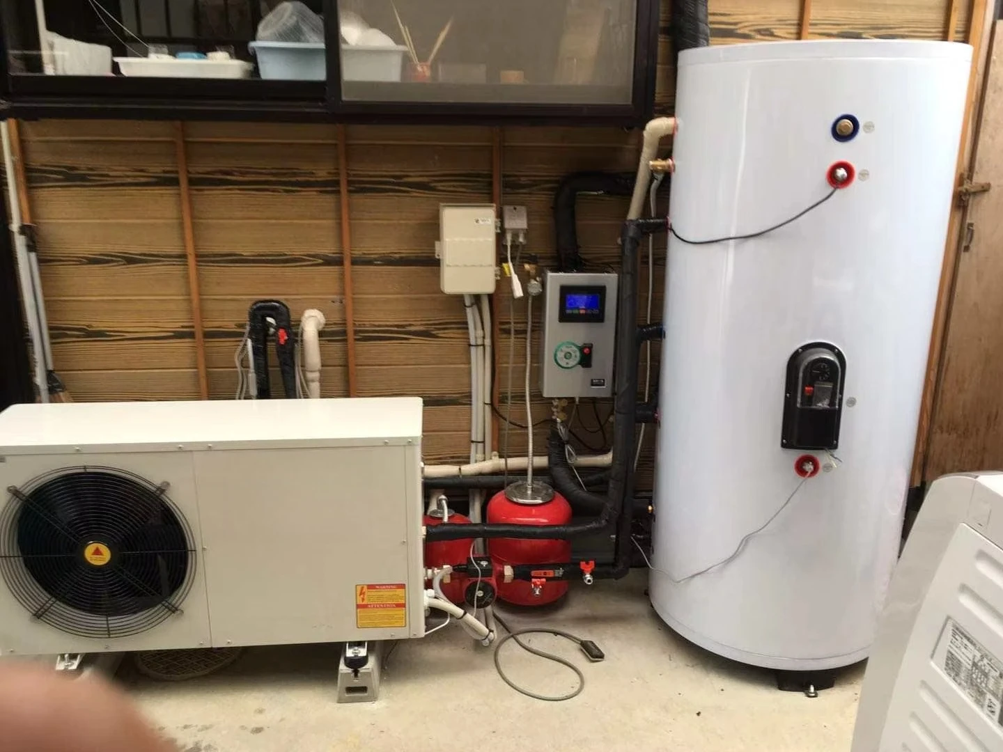 CHKJ for    High efficiency 70degree high temp air source heat pump    air to water heat pump  Wifi RS485