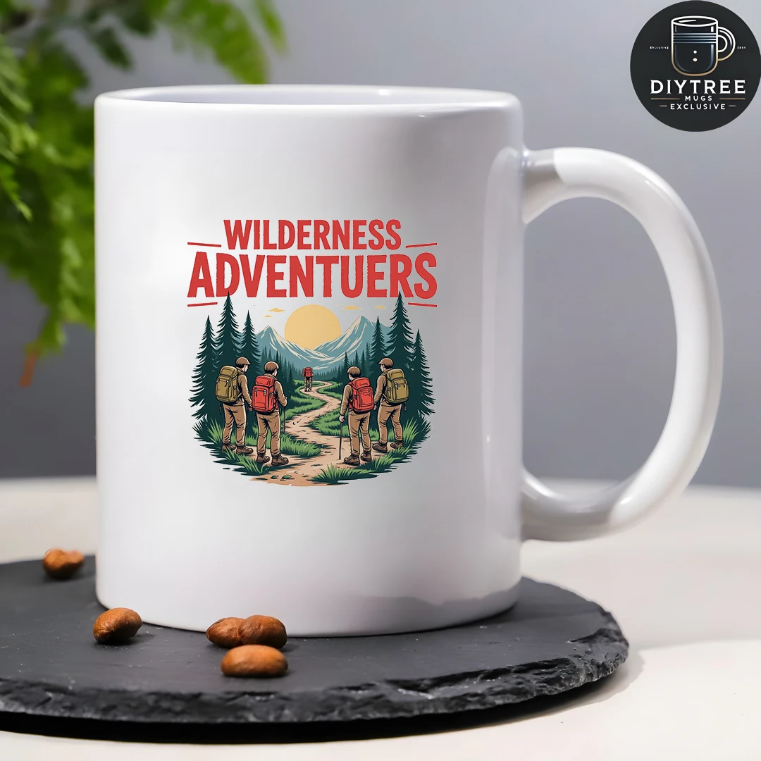 Кружка для приключений на открытом воздухе на 11 унций + мультяшная чашка для приключений в пустыне + детская чашка для холодных и горячих напитков - рождественский подарок для семьи и офиса