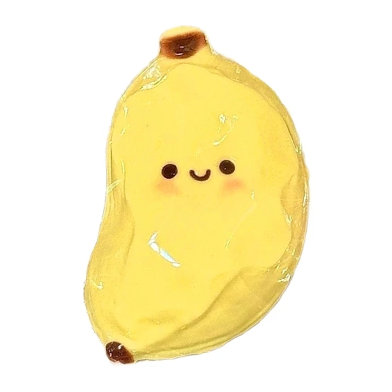 Aparelho alívio estresse moldável criativo, material tpr durável formato banana para exercícios manuais 15ub