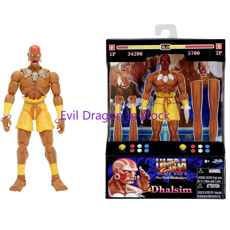 [In stock] US original Jada Toys 1/12 Street Fighter 2 Wave Gibbon Darcy Action Figure Model Toys