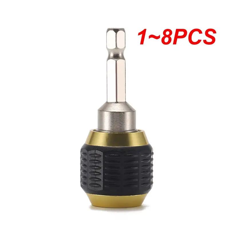 1~8PCS 60mm Electric Magnetic Drill Bit Holder Quick Release Screwdriver Bit Holder 1/4 Hex Shank Power Tools Drill Accessories