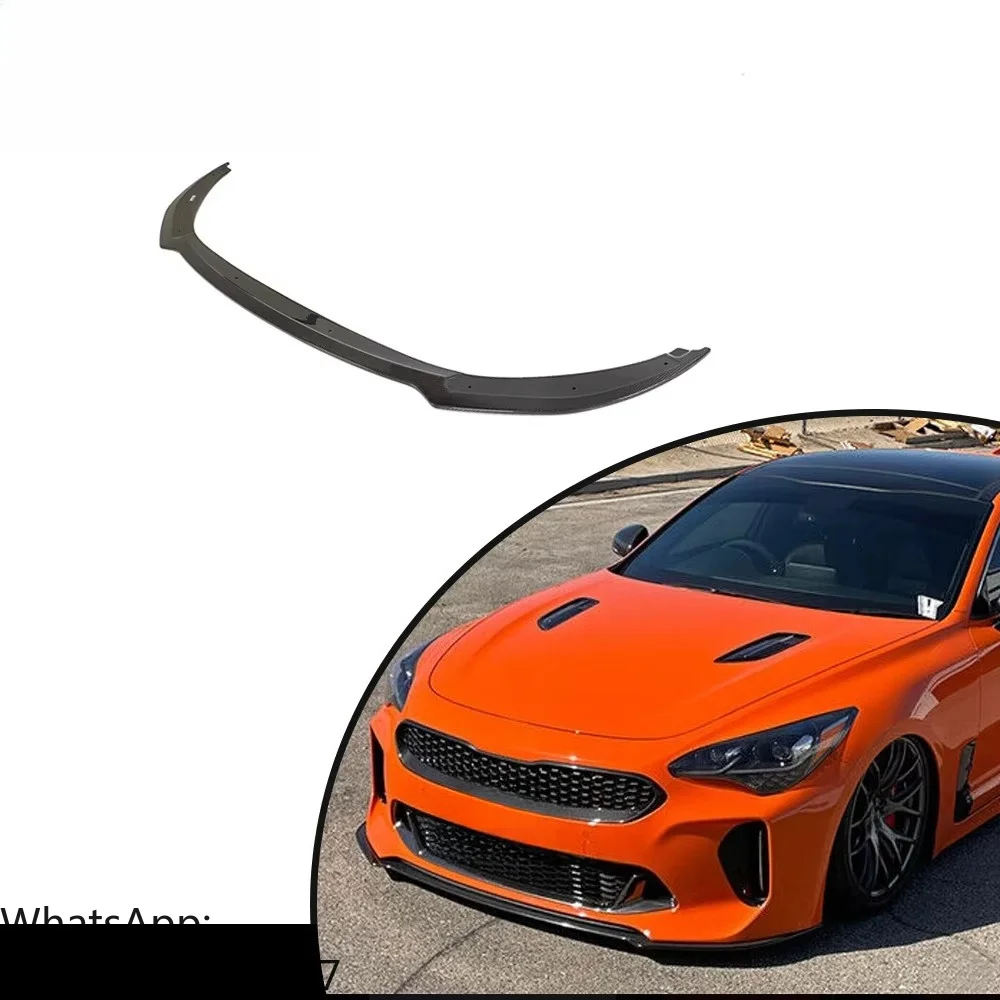 

High Quality Fashion Carbon Front Car Bumper Front Splitter Lip Fits for Kia Stinger 2018-23