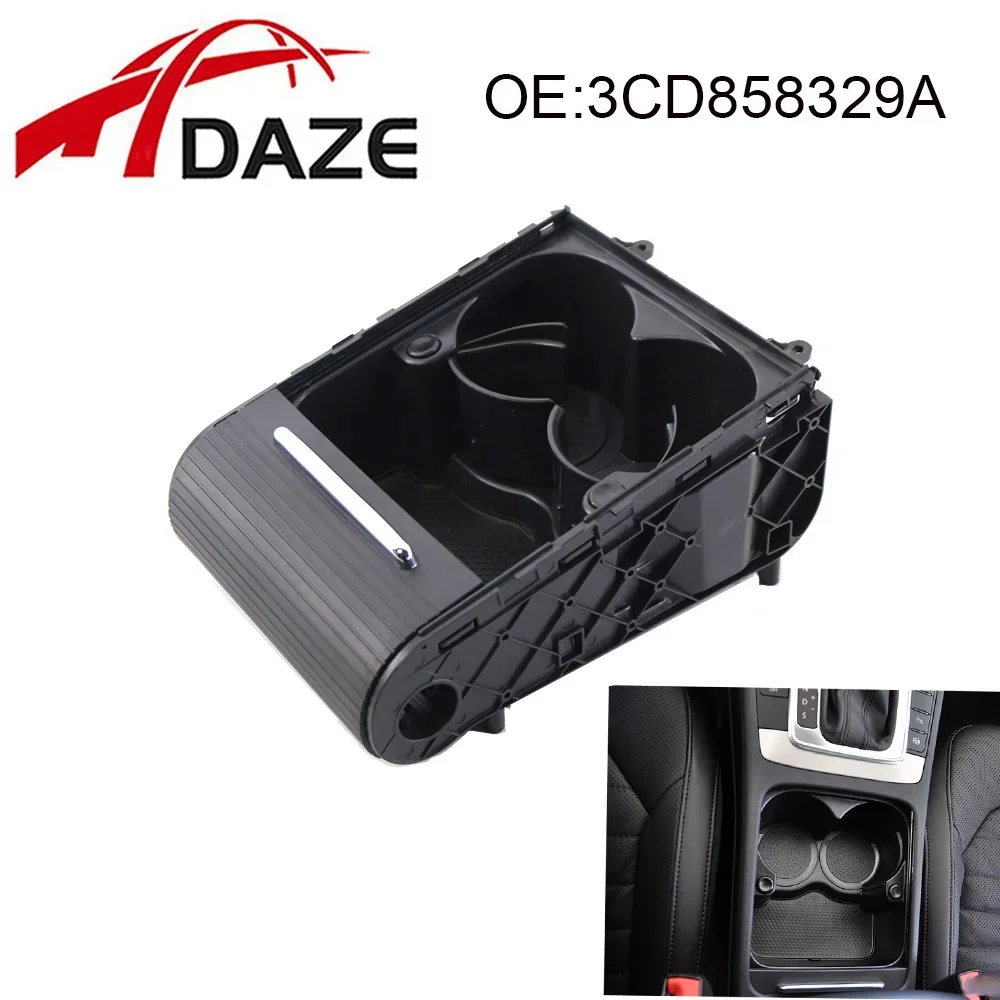 DAZE 3CD858329A Car Center Console Cup Holder For VW CC Passat B6 B7 2006-2012