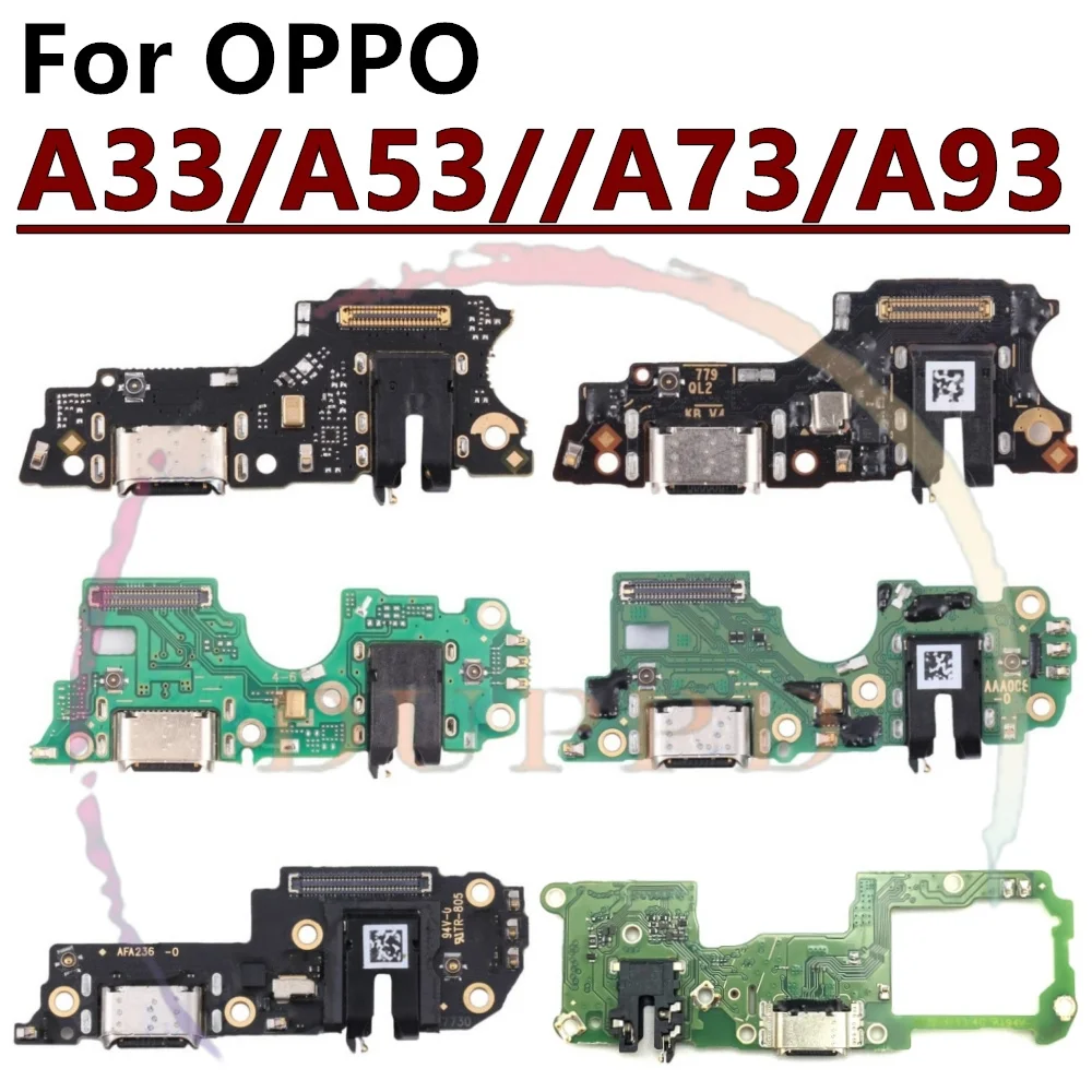 Original For OPPO A93 A93s A73 5G A53 A53s 4G 5G A33 Fast Charging Type-C USB Connector Board Dock Flex Cab